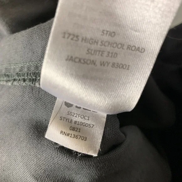 STIO Rivet Utility Pants Women's 4 Basalt Grey Canvas Straight Organic Cotton - Picture 9 of 14